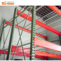 Powder coated heavy duty sheet metal storage pallet rack